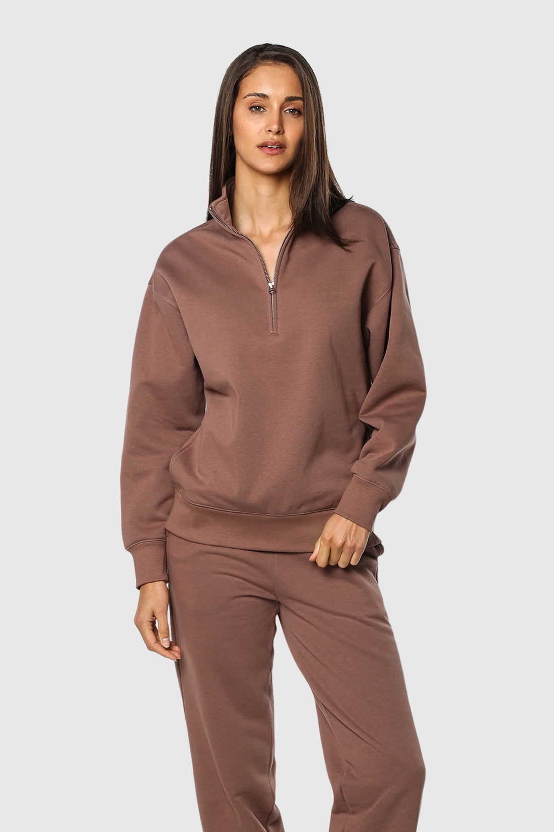 Brown Fleece Set