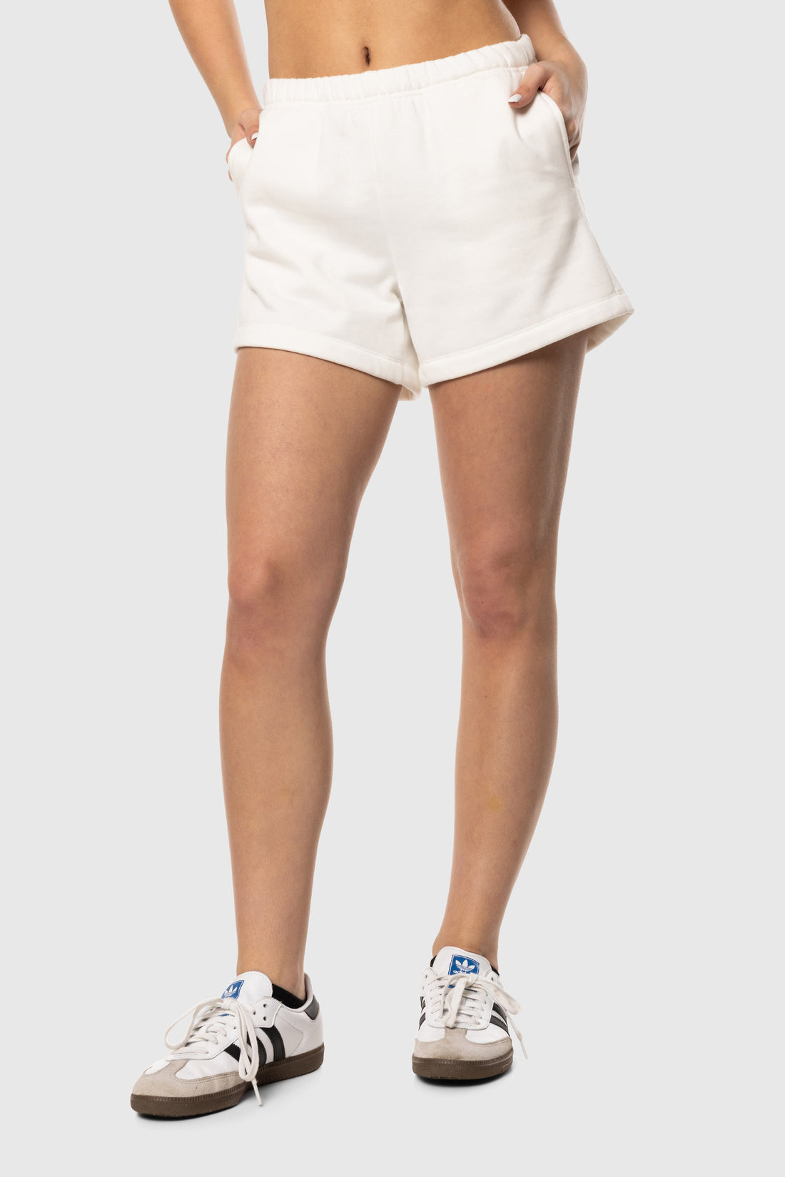 White Oversized Fleece Set