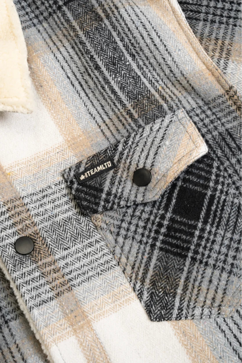 Plaid Sherpa Jacket