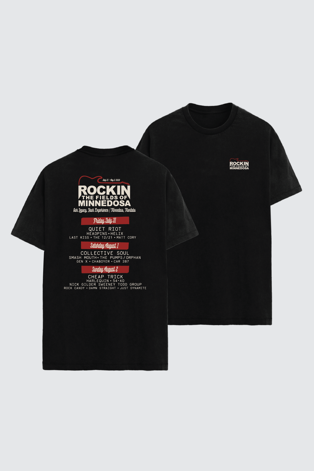 RFM 2026 Lineup Tee - Black